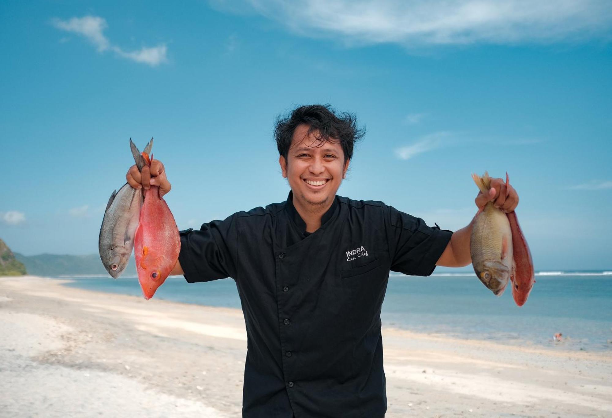 Amber Lombok Beach Resort 셀롱 벨라낙 외부 사진